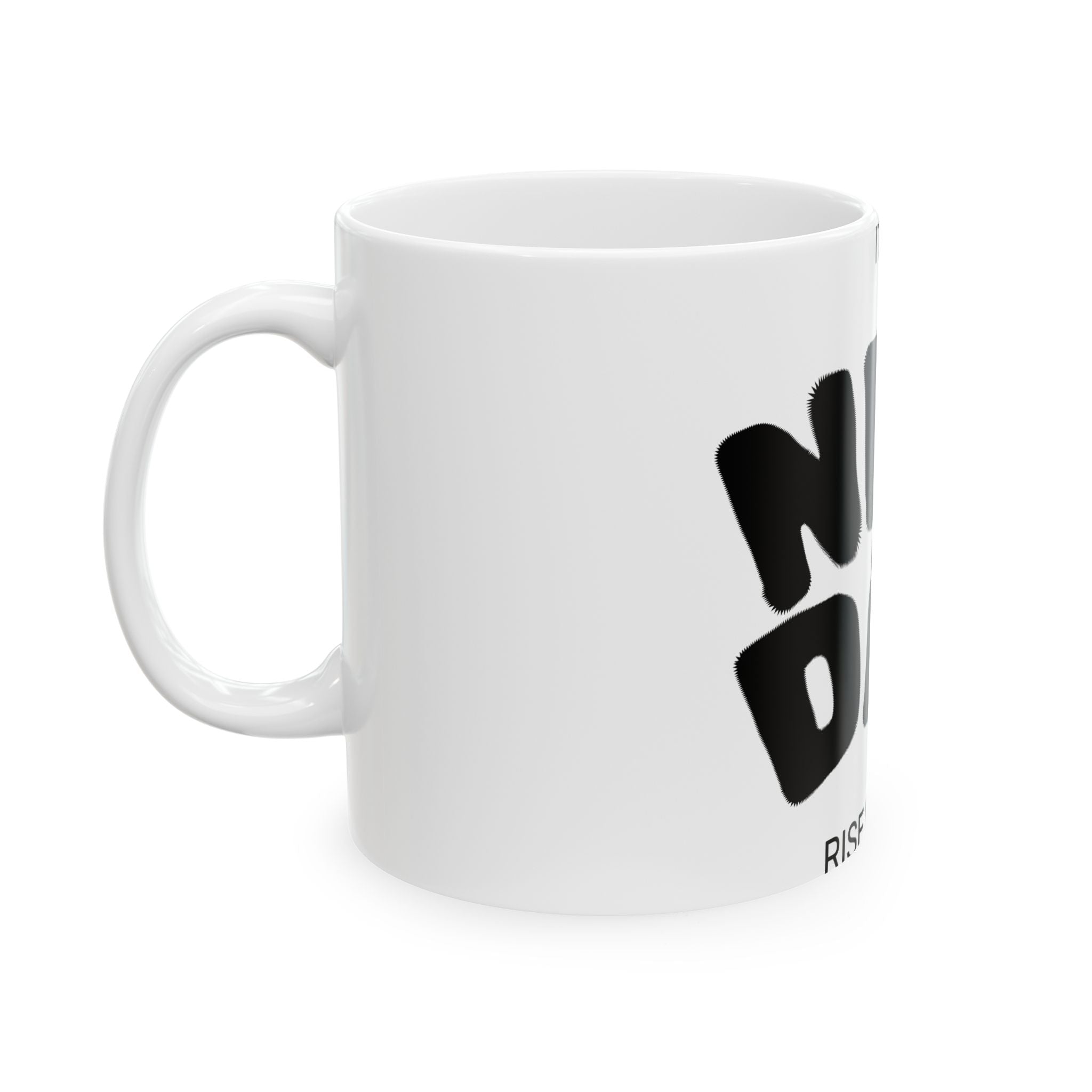 New Day Ceramic Mug — "It's a New Day" Inspirational Coffee Cup (11oz, 15oz)